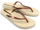 Gumowe japonki damskie IPANEMA 82932, beżowo-brązowe