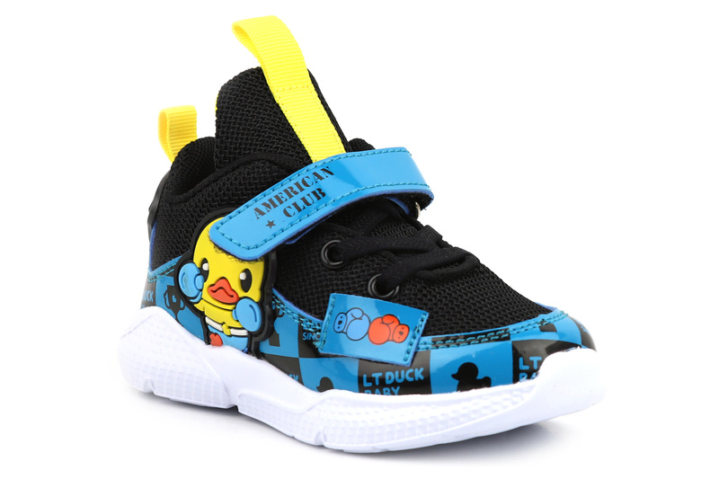 Buty sportowe, adidasy dziecięce AMERICAN CLUB BD 23/22, czarne
