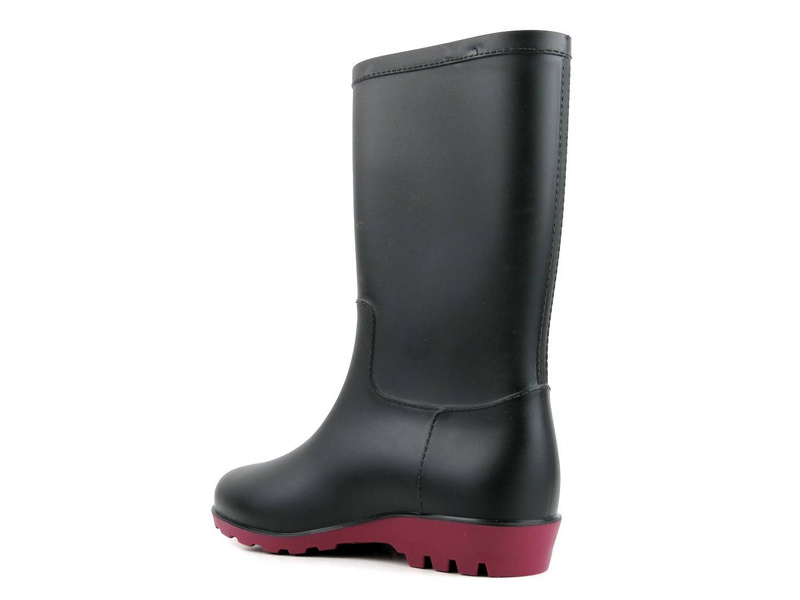 Wysokie kalosze damskie - REALPAKS SG-5/2, czarne