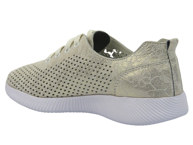 Półbuty damskie ze skóry naturalnej - Artiker 56C2111, beżowe