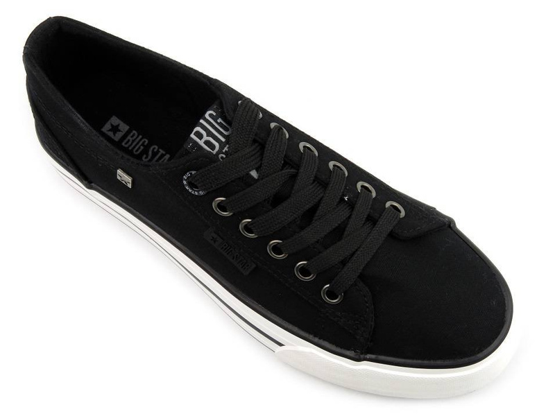 Trampki damskie na platformie Big Star HH274056, czarne