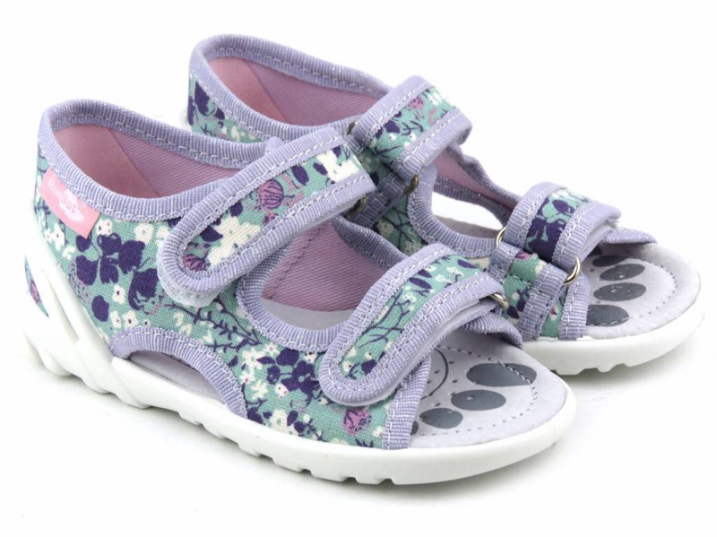 Sandałki dziecięce dla dziewczynki - Ren But 13-112NP1538