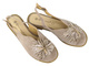Stylowe sandały damskie Potocki 26-43349, khaki