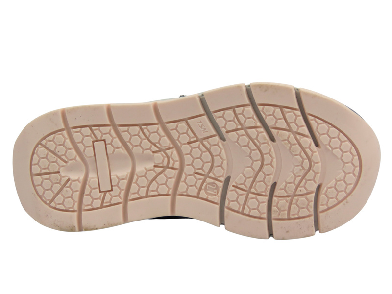 Trzewiki, półbuty dziecięce na rzepy - Jamet 2217, srebrne