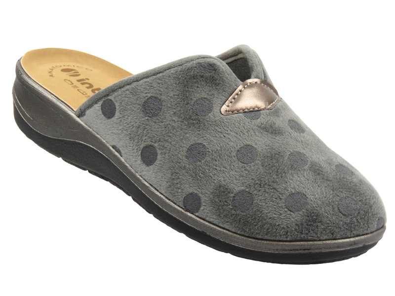 Kapcie damskie domowe Inblu OD-14, antracyt