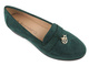 Półbuty, loafersy damskie Potocki 23-12097, zielone