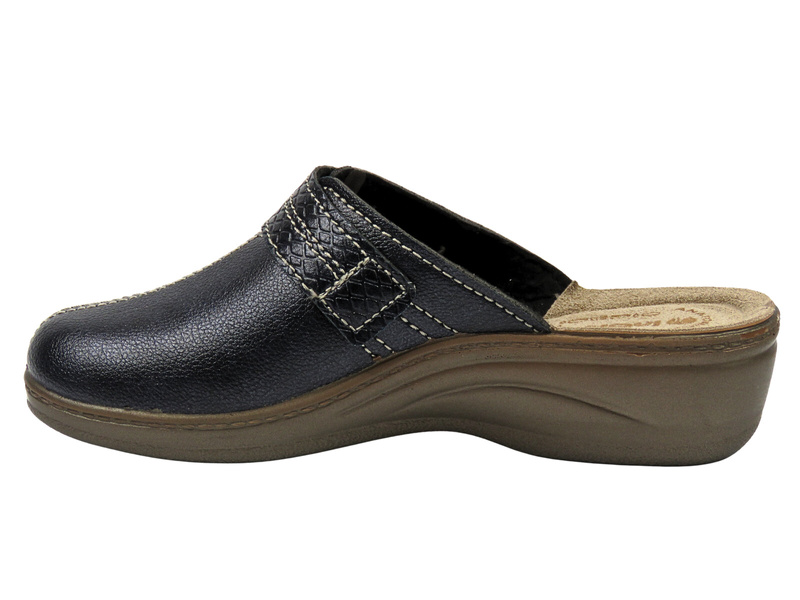 Wygodne klapki damskie INBLU LY-80, granatowe