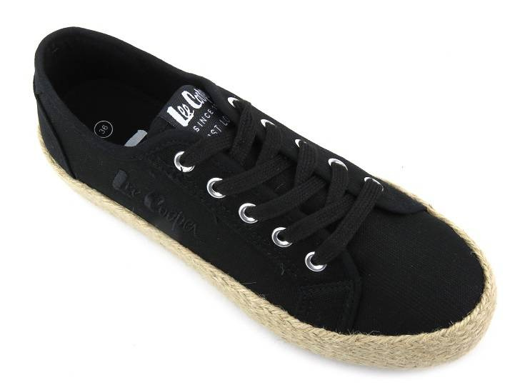 Trampki, espadryle damskie LEE COOPER LCW-23-31-1797L, czarne