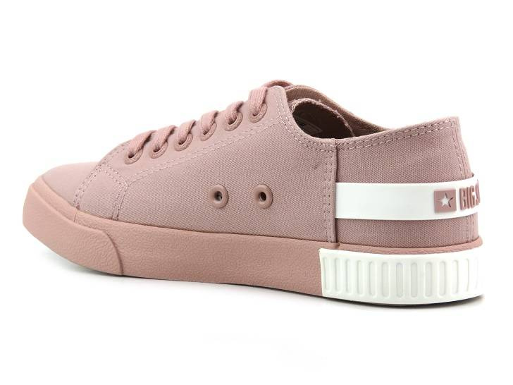 Trampki damskie przed kostkę - BIG STAR LL274040, różowe