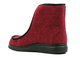 Wysokie, ciepłe kapcie na suwak - BEFADO Dr Orto 996D005, bordowe