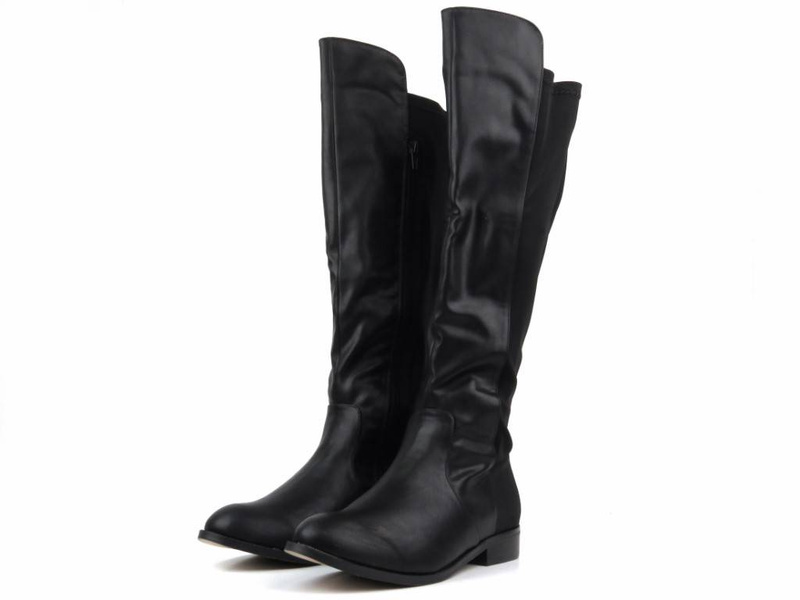 Wysokie kozaki damskie EVENTO E18-42KOZ-1100, czarne II