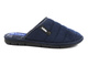 Kapcie męskie z miękkiego materiału - Inblu 91-27, granatowe