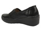 Wygodne półbuty damskie na koturnie - HELIOS Komfort 349S, czarne 4