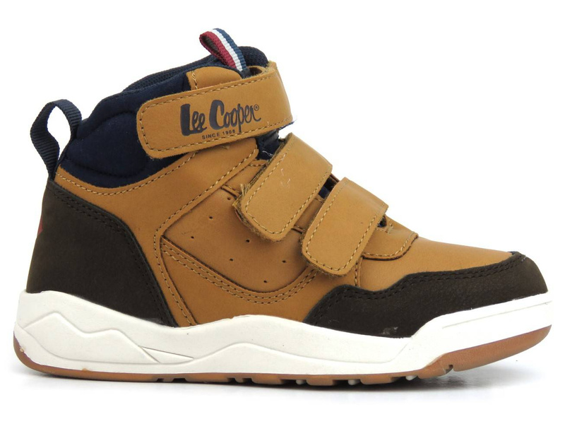 Buty sportowe dziecięce na jesień, zimę - LEE COOPER 22-29-1322K, camel