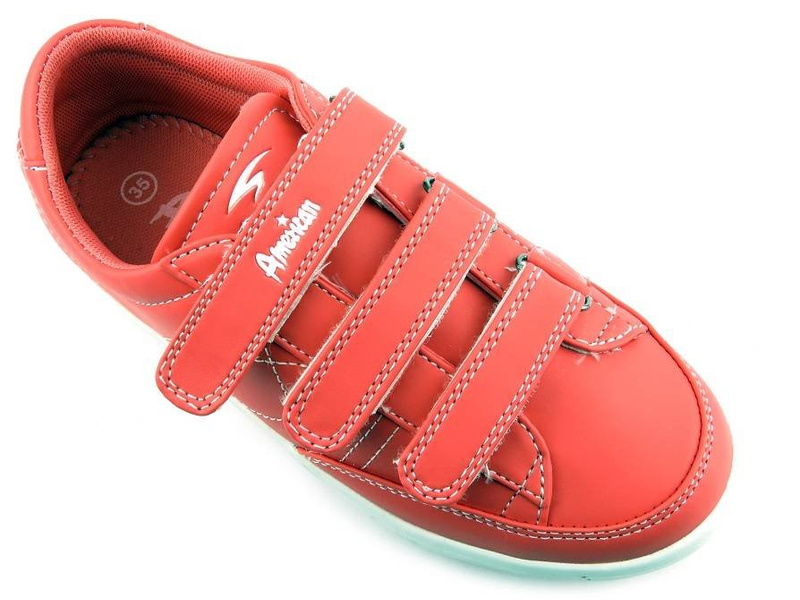 Adidasy dziecięce dla dziewczynki American Club WB-54153, różowe