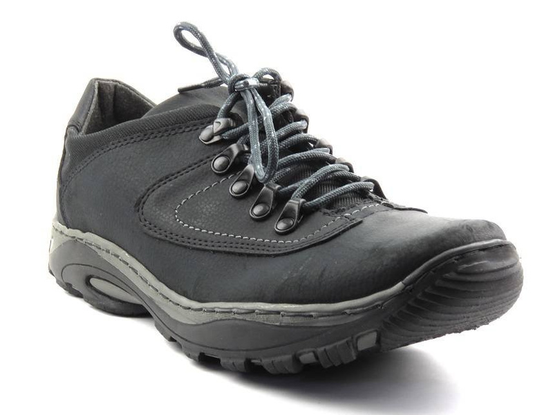 Niskie buty damskie trekkingowe KORNECKI 2307, czarne