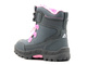 Śniegowce dziecięce AMERICAN CLUB Soft Shell HL 38/23, szaro-różowe z serduszkiem