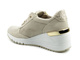 Sneakersy damskie na koturnie - Marco Tozzi 2-23788-26, beżowe