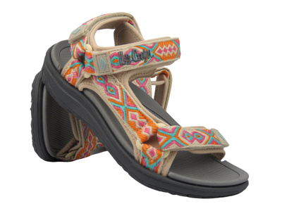 Sandały damskie sportowe - Lee Cooper 25-34-3563L, beżowe