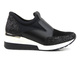 Buty damskie sportowe wsuwane - Kati 7025, czarne