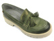 Półbuty, loafersy damskie MACIEJKA 5497S-09, zielone