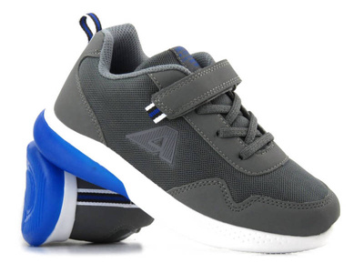 Buty sportowe dziecięce, adidasy American Club ES 118/23 ES119/23, szare