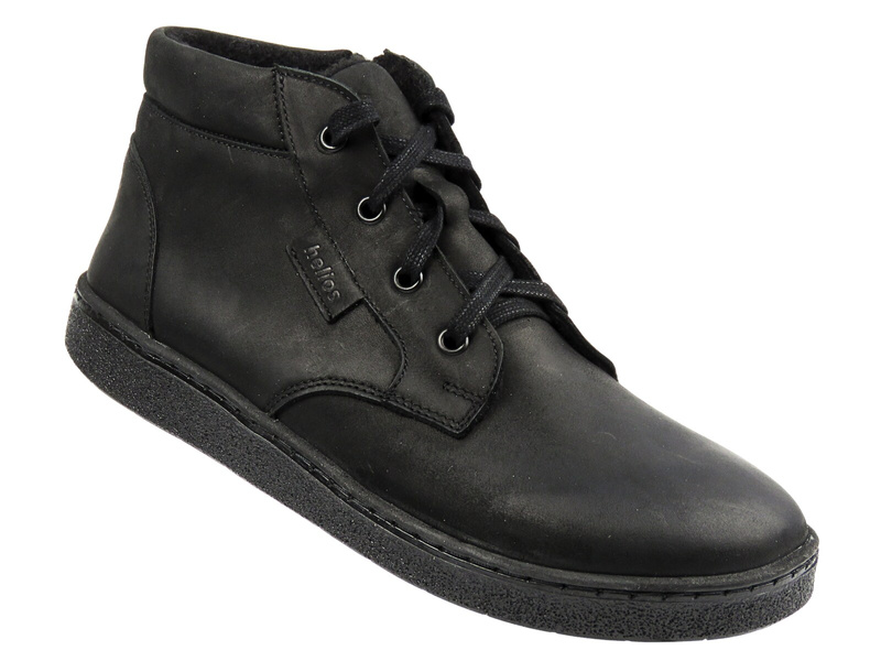 Barefoot trzewiki minimalistyczne męskie Helios Komfort 833, czarne