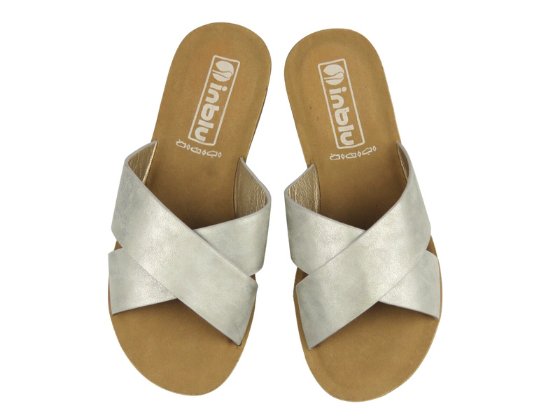 Stylowe klapki damskie Inblu BA-OG1A, szare