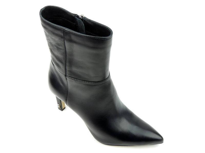 Eleganckie botki damskie na szpilce - CARINII B5751, czarne