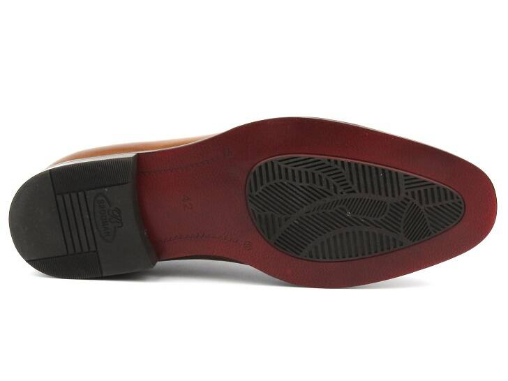 Eleganckie półbuty męskie, brogsy, oksfordy Brooman T127-353-A06, brązowe