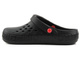Piankowe klapki damskie, clogsy- BIG STAR II275001, czarne