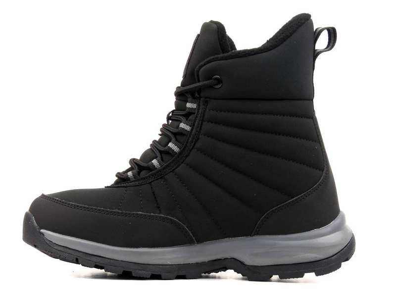 Ciepłe śniegowce damskie DK Soft Shell 1027, czarne