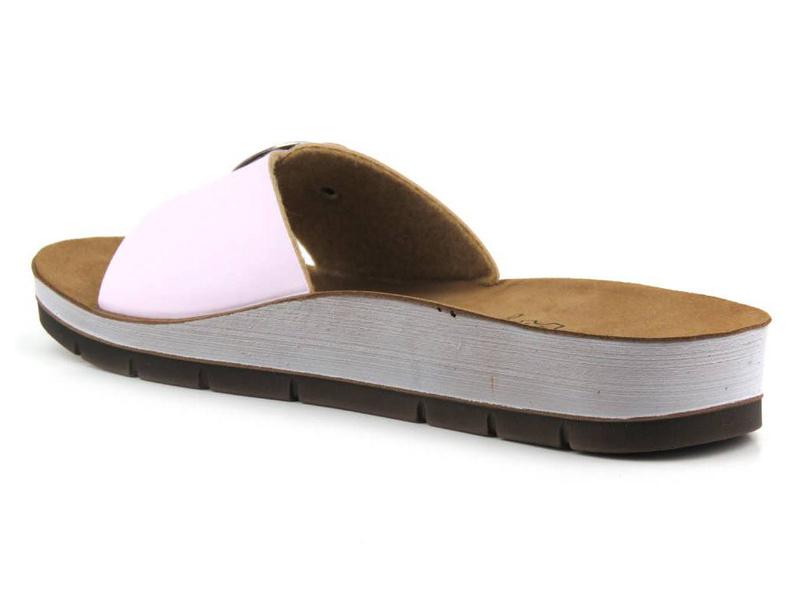 Klapki damskie z klamrą - INBLU CP-29, fioletowe