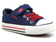 Trampki dziecięce na rzep - LEE COOPER 22-44-0801K, jeans