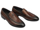 Eleganckie mokasyny, półbuty męskie brązowe JOHN DOUBARE QA816E-G1-H273