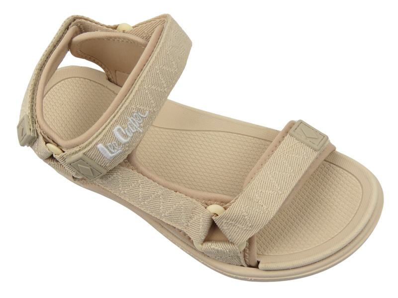 Sandały damskie sportowe - Lee Cooper 25-34-3560L, beżowe