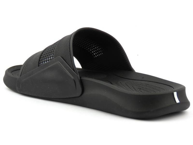 Sportowe klapki męskie z gumy - RIDER 11745, czarne