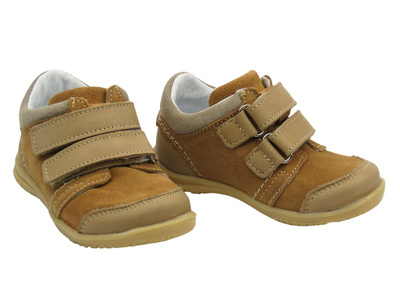 Trzewiki, półbuty dziecięce - Jamet 1119, brązowe