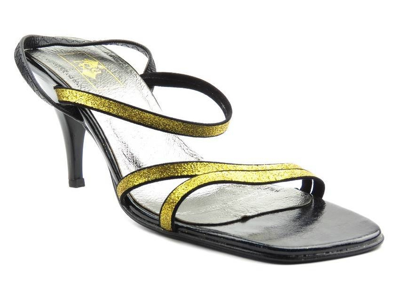 Sandały damskie na szpilce IGA 171, złote