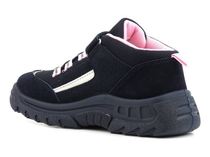 Buty trekkingowe dziecięce wodoodporne BEFADO 515X001, granatowe
