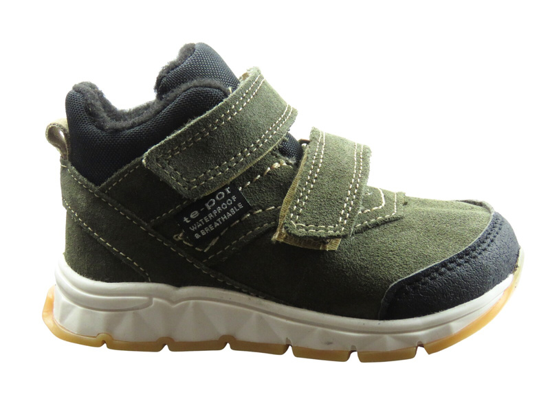 Trzewiki, półbuty dziecięce na rzepy - Jamet 1125, zielone