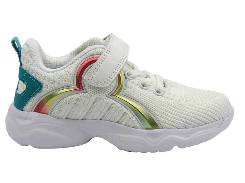 Buty dziecięce sportowe - American Club RL 82/22 RL 81/22, białe