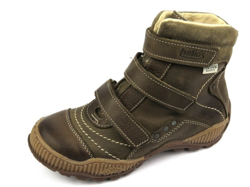 Trzewiki dziecięce chłopięce z wełną - Helios 455