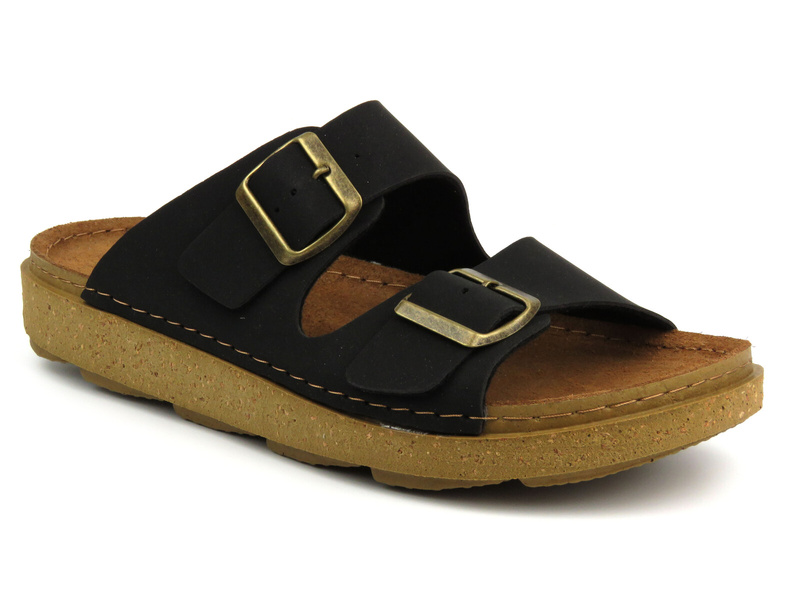 Klapki męskie INBLU MT-16, czarne