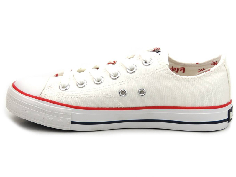 Trampki damskie brytyjskiej marki LEE COOPER 22-31-0875L, białe
