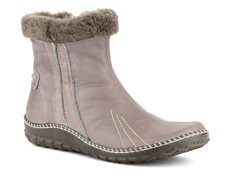 Botki damskie HELIOS szare 719