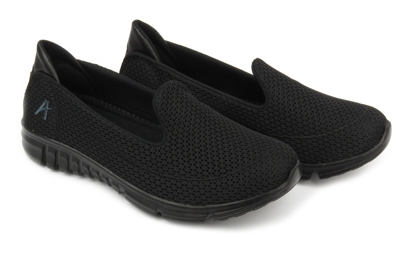 Sportowe półbuty damskie - Artiker 540C1183, grafitowe