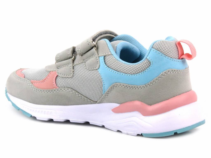 Sneakersy dziecięce, młodzieżowe - BEFADO 516Y238, szare