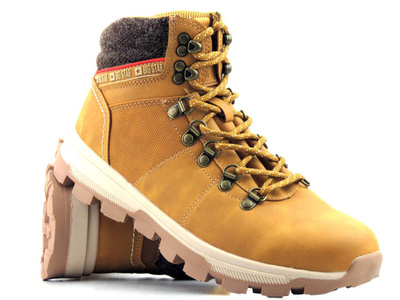 Trekkingi, trapery męskie - BIG STAR KK174217, camel