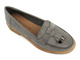 Półbuty, mokasyny damskie Potocki 24-12369, szare